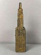 Antique Cast Iron Woolworth Building Bank