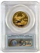 PCGS Graded 2008 W $25 US 1/2 oz American Gold Eagle PR70