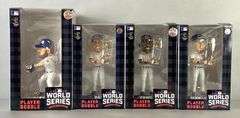 Group of 4 2016 Chicago Cubs World Series Bobbleheads