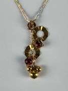 18K Italian Gold Chow Sang Sang Walt Disney Pendant Necklace