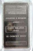 NTR Metals 10 oz .999 Fine Silver Ingot/ Bar