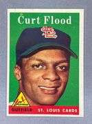 1958 Topps Curt Flood #464 Rookie