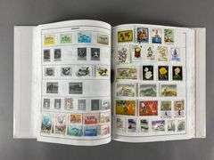 Traveler Stamp Album with Assorted Stamps