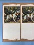 Group of 3 1940s Art Calendar Dog Prints