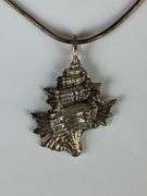 Sterling Silver Shell Pendant on Chain Necklace