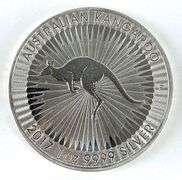 2017 Australia $1 Australian Kangaroo 1 oz .999 Fine Silver Coin