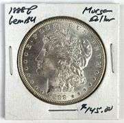 1888 US $1 Morgan Silver Dollars