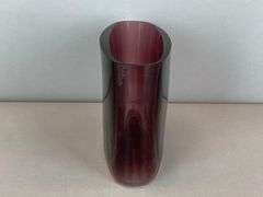 Blenko Amethyst Art Glass Vase
