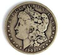 1902 US $1 Morgan Silver Dollar