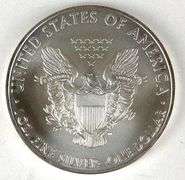 2008 US Mint American Silver Eagle 1 oz .999 Fine Silver