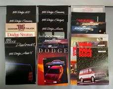Group of 1980s - 1990s Dodge Dealership Advertising Brochures