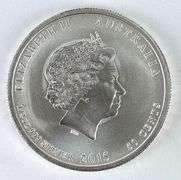 2015 Australia Battle of the Coral Sea 1/2 oz .999 Fine Silver Round