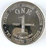 Vintage 1976 Tri State Refining God Bless America 1 oz .999 Fine Silver Round