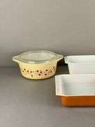 Group of 5 Pyrex Glass Ovenware Dishes