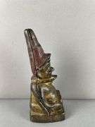 Antique Cast Iron Gnome Bank