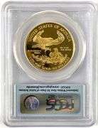PCGS Graded 2008 W $50 US 1 oz American Gold Eagle PR70