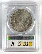 PCGS Graded 1886 US $1 Morgan Silver Dollar MS64