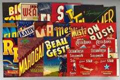Group of Assorted Advertising Labels