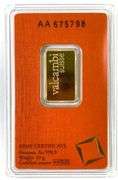 Valcambi Suisse 10 Gram .999 Fine Gold Ingot/ Bar