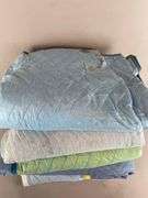 Group of Quilted Moving Blankets