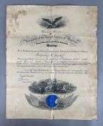 1931 Herbert Hoover Navy Promotion of Montgomery M. Taylor Document