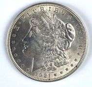 1921 US $1 Morgan Silver Dollar