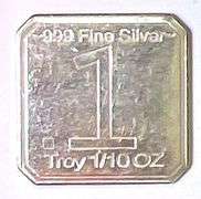 RARE 1/10 oz .999 Fine Silver Bar