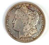 1886 US $1 Morgan Silver Dollar