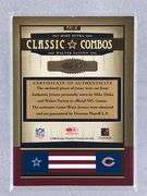 2005 Donruss Classics Combo Jersey Mike Ditka and Walter Payton 72/75