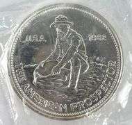 1982 Engelhard The American Prospector 1 oz .999 Fine Silver Round