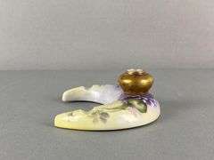Princess Louise Floral Porcelain Inkwell