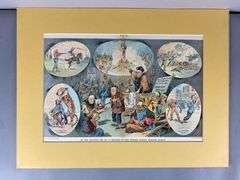 Group of 4 Vintage Political Statement Lithographs