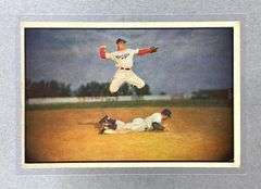 1953 Bowman Color Pee Wee Reese #33