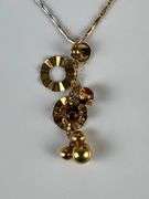 18K Italian Gold Chow Sang Sang Walt Disney Pendant Necklace