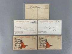 Postcards - 5 Black Americana Advertising