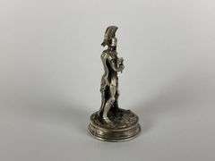 Gold Spartan Dont Tread On Me - Spartan #2 .9 oz .999 Silver Figure