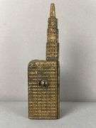 Antique Cast Iron Woolworth Building Bank