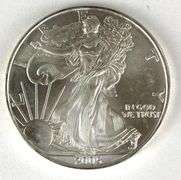 2005 US Mint American Silver Eagle 1 oz .999 Fine Silver