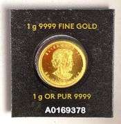 Royal Canadian Mint 1g Maple Leaf .999 Fine Gold Round