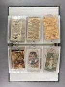 Binder Of Antique Advertising Trade Cards