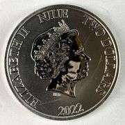 2022 NIUE $2 Star Wars Darth Vader 1 oz .999 Fine Silver Coin