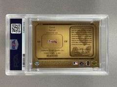2001 Upper Deck Hall of Famers Hank Aaron Cooperstown Collection Bat # B-HA PSA 8