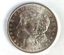 1886 US $1 Morgan Silver Dollar