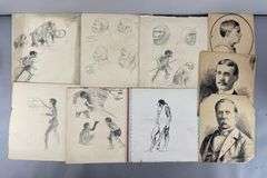 Group of Vintage Drawings