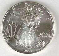 2004 US Mint American Silver Eagle 1 oz .999 Fine Silver
