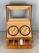 Wood and Veneer Automatic Multi-Watch Winder
