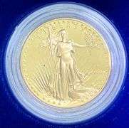 1987 US Mint $25 American Gold Eagle 1/2 oz Gold Proof Coin
