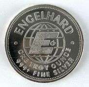 1984 Engelhard The American Prospector 1 oz .999 Fine Silver Round