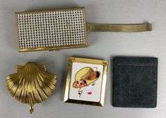 Group of 3 Makeup and Mirror Cases