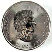 2019 Canada $10 Orca with Maple Leaf Privy 2 oz .999 Silver Coin